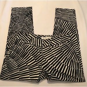 [Trina Turk] Ankle Crop Skinny Spiderweb Printed